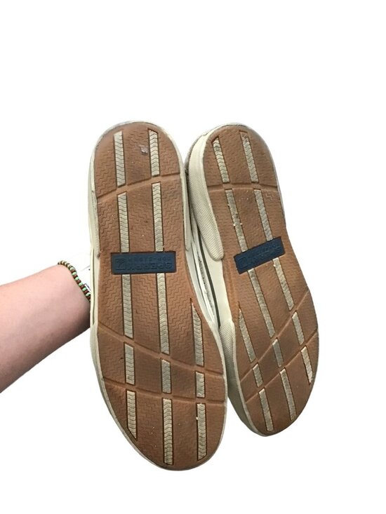 SPERRY MENS TAN TOP SIDER LEATHER UPPER SNEAKER SHOES SIZE 11.5 main image 4